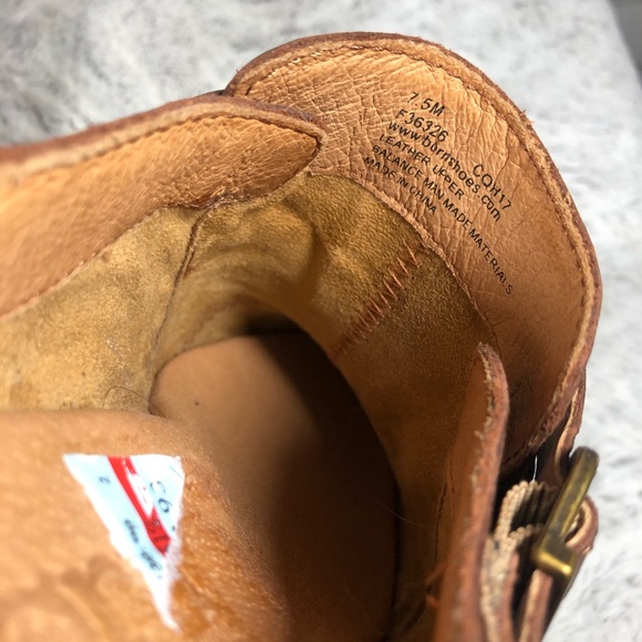 Western Style Stacked Heel Leather Mule Boots - Picture 6 of 8